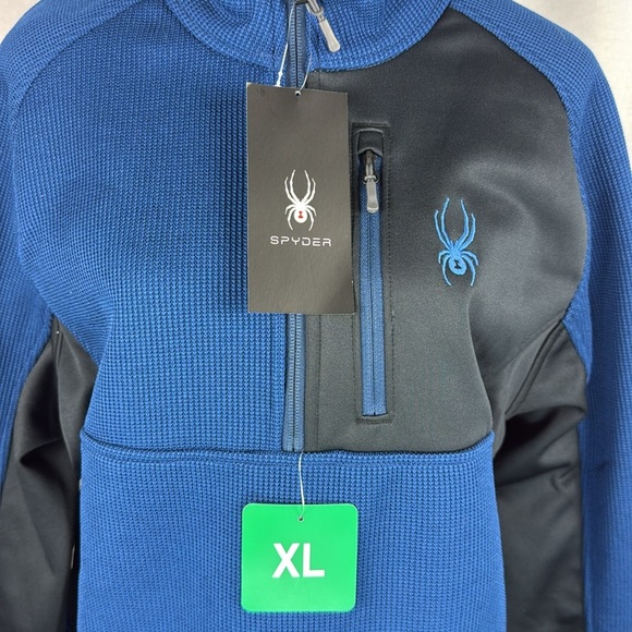 Spyder Men's Performance Jacket in Blue and Black - Picture 3 of 8